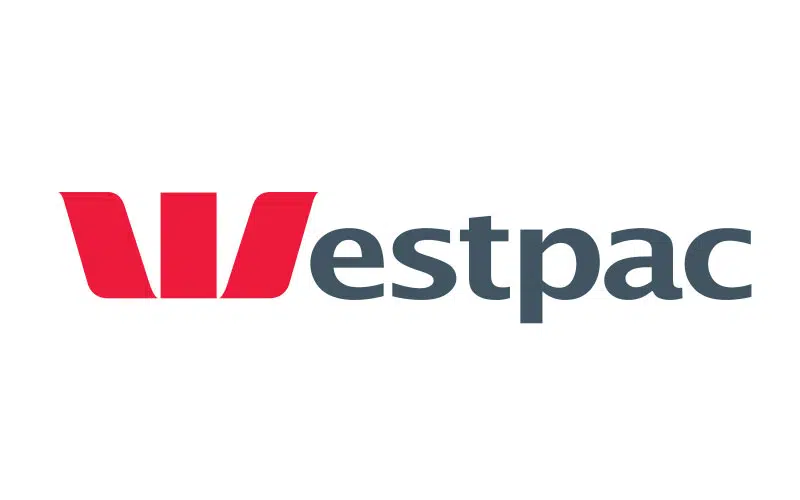Westpac Bank logo. Westpac Bank is a Crowd Property Capital lender panelist.